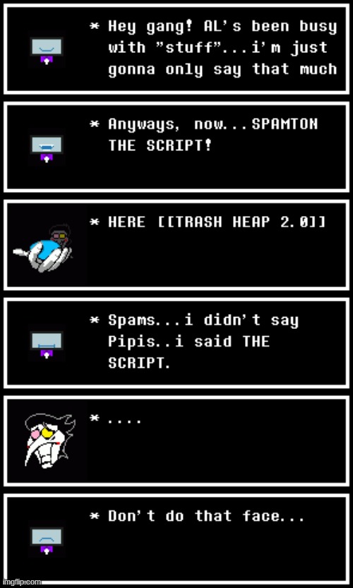 Spamton x Creen CANON NOW | made w/ Imgflip meme maker