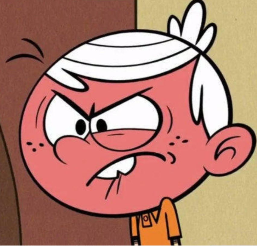 Frustrated Lincoln loud (tlh) Blank Meme Template