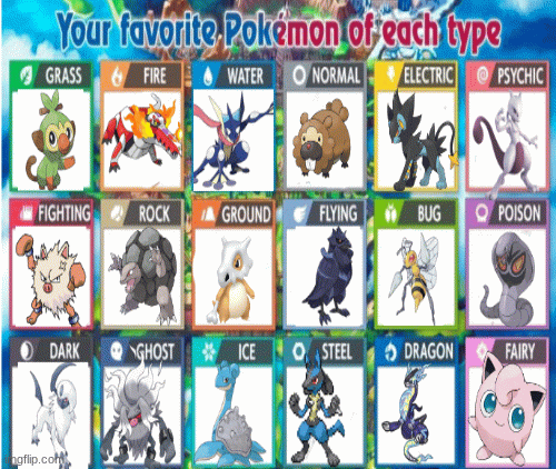 My favorite pokemon - Imgflip
