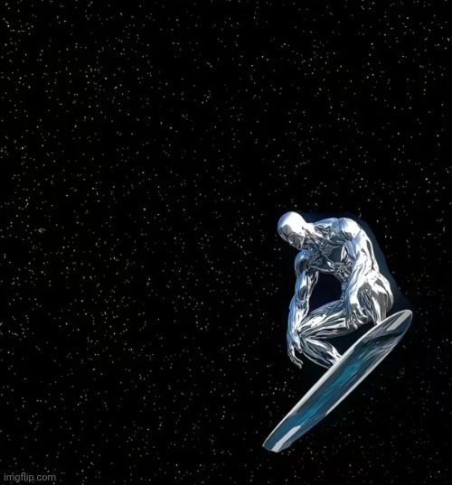 Silver Surfer | image tagged in silver surfer | made w/ Imgflip meme maker