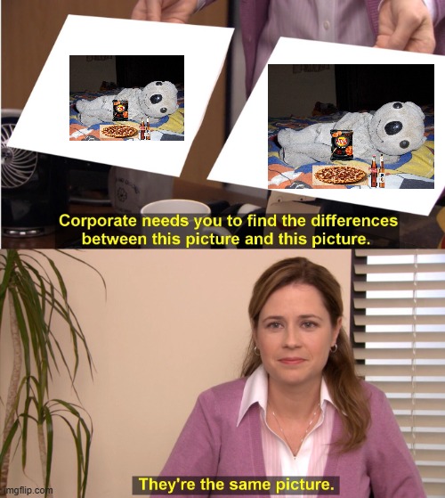 The Office Koala Pizza Pic | image tagged in memes,they're the same picture | made w/ Imgflip meme maker