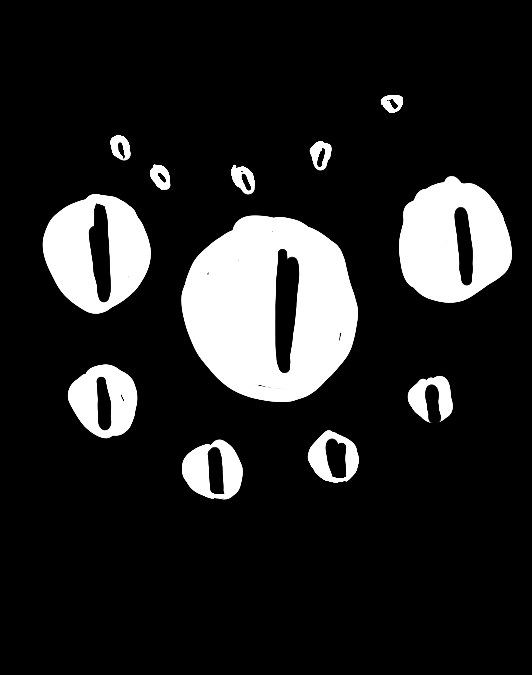 Thanatomantis's eyes glowing in the darkness Blank Meme Template