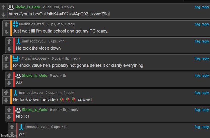 i reposted it bc im not a bitch | made w/ Imgflip meme maker