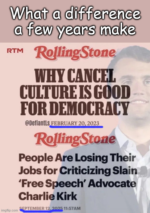 What a difference a few years make | made w/ Imgflip meme maker