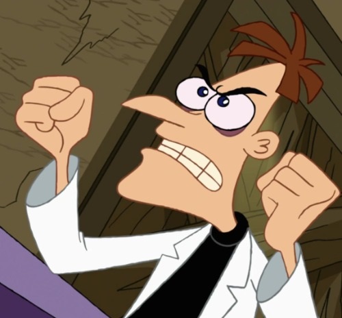 Curse You Perry The Platypus Blank Meme Template