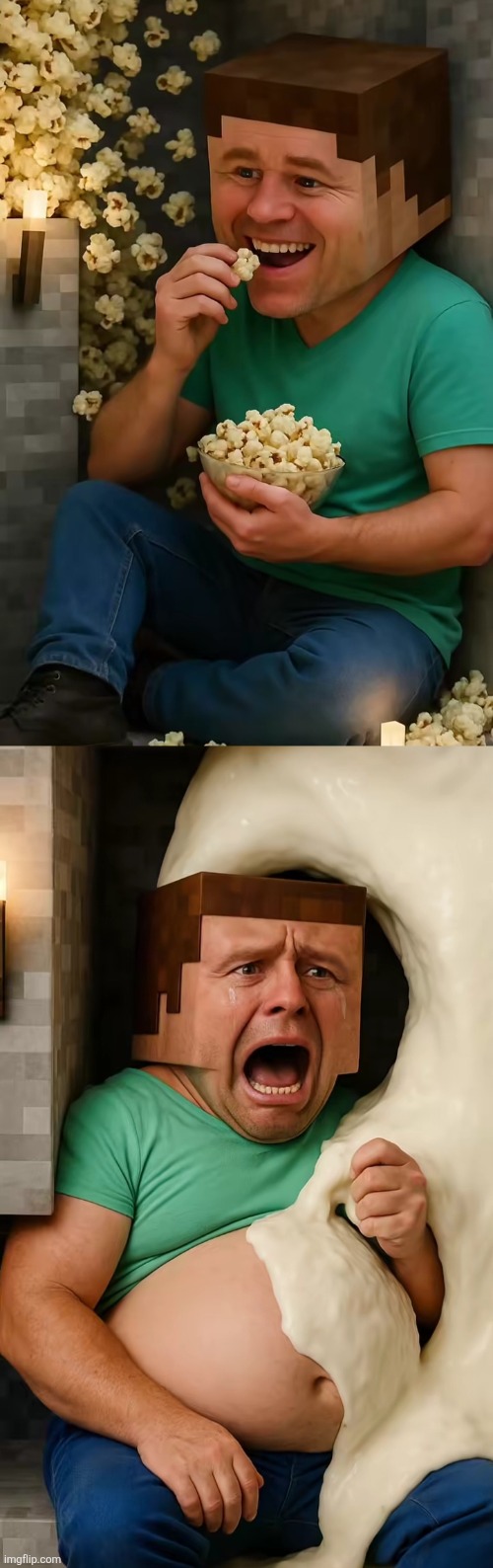 this is how the minecraft movie should've looked | made w/ Imgflip meme maker