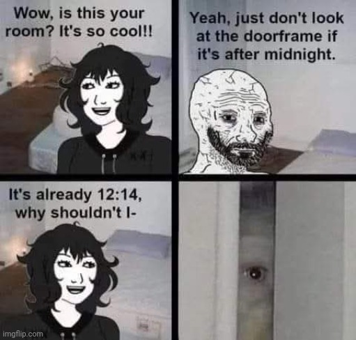 DONT LOOK AT THE EYE!!!!!!!!!!!!!!!!!!!!!!!!! | made w/ Imgflip meme maker