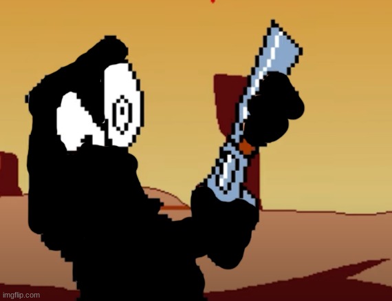 he has a GUN | image tagged in he has a gun | made w/ Imgflip meme maker