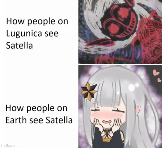 image tagged in re zero,satella | made w/ Imgflip meme maker