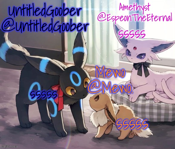 sssss; sssss; sssss | image tagged in untitledgoober mewo amethyst shared temp | made w/ Imgflip meme maker