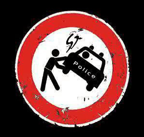 anti-police symbol Blank Meme Template