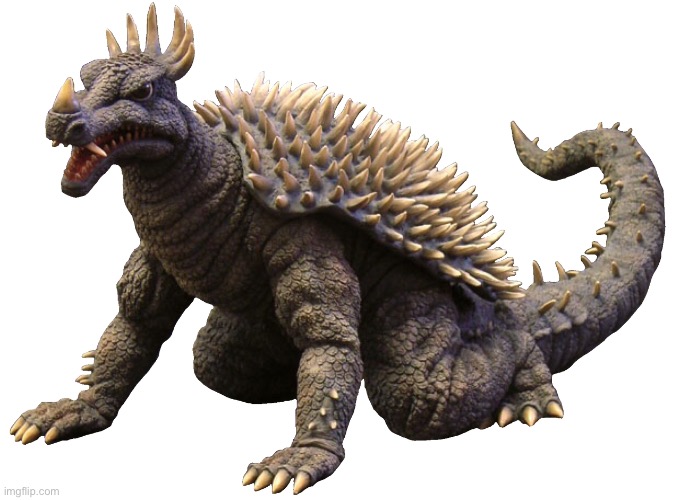 Repost anguirus because why not? | image tagged in anguirus | made w/ Imgflip meme maker