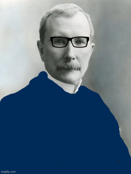 Doc Hudson humanized (john d rockefeller) | image tagged in cars,disney,pixar,cads | made w/ Imgflip meme maker