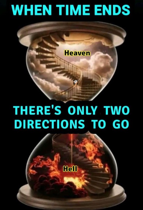 Heaven Or Hell? You Choose | image tagged in choose wisely,the bible,heaven,hell,christians christianity,free will | made w/ Imgflip meme maker