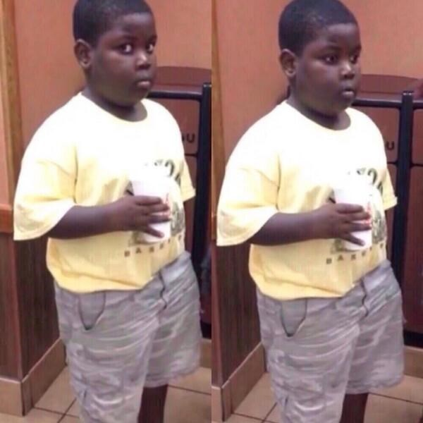 black kid Blank Meme Template