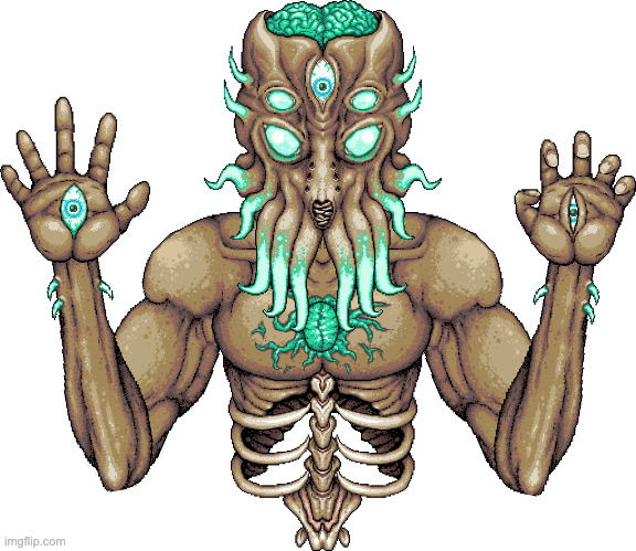 moon lord | image tagged in moon lord | made w/ Imgflip meme maker