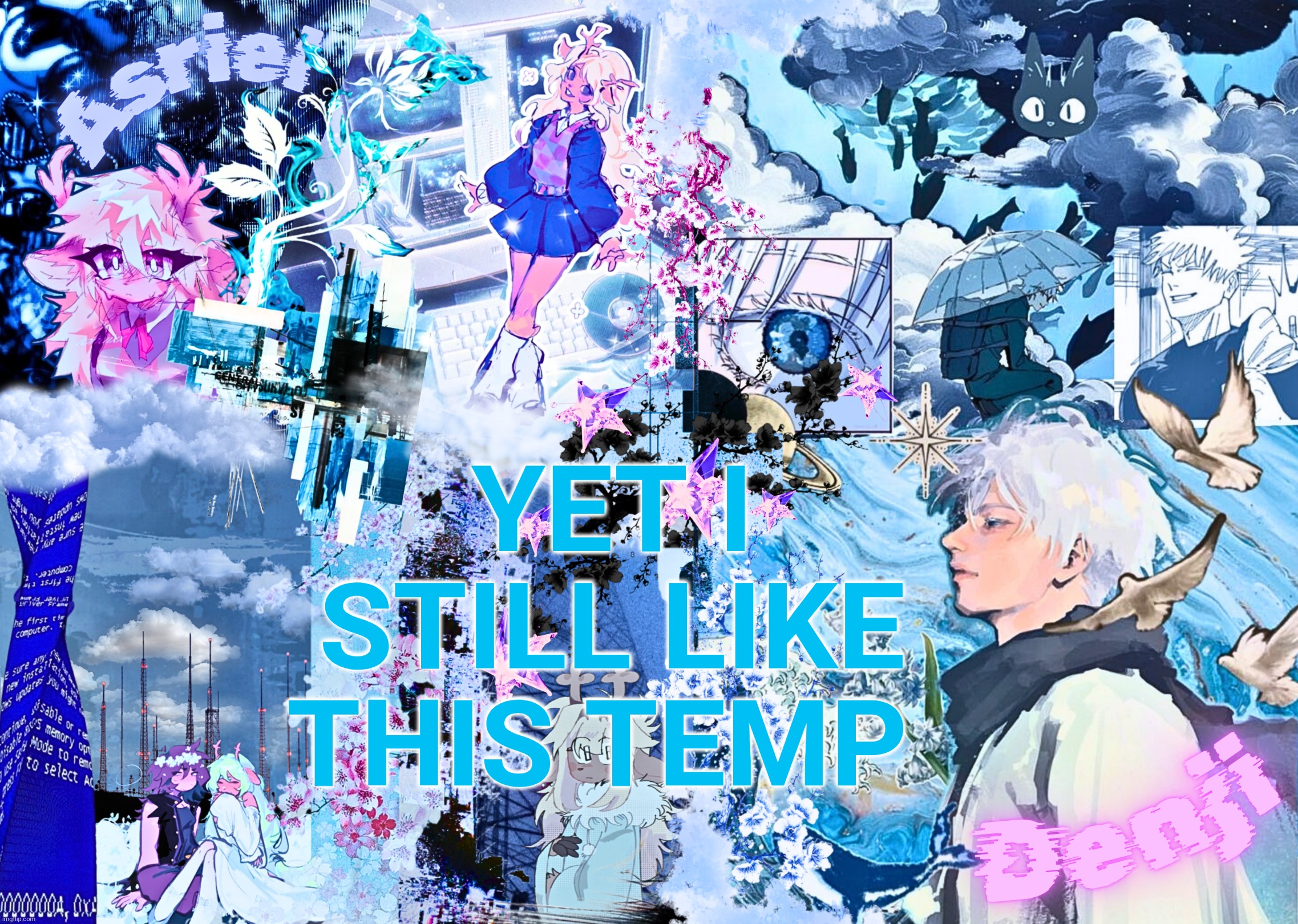 Kinda very complex but still beautiful | YET I STILL LIKE THIS TEMP | image tagged in asriel and denji shared template | made w/ Imgflip meme maker