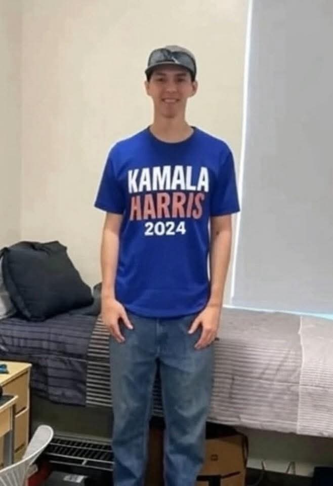 Tyler Robinson vote blue Blank Meme Template