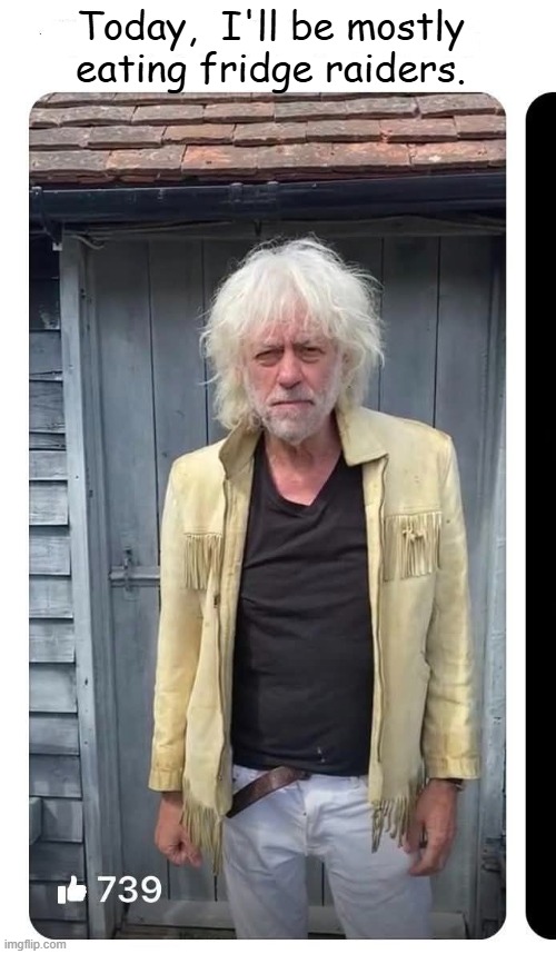 Today,  I'll be mostly eating fridge raiders. | image tagged in eating healthy | made w/ Imgflip meme maker