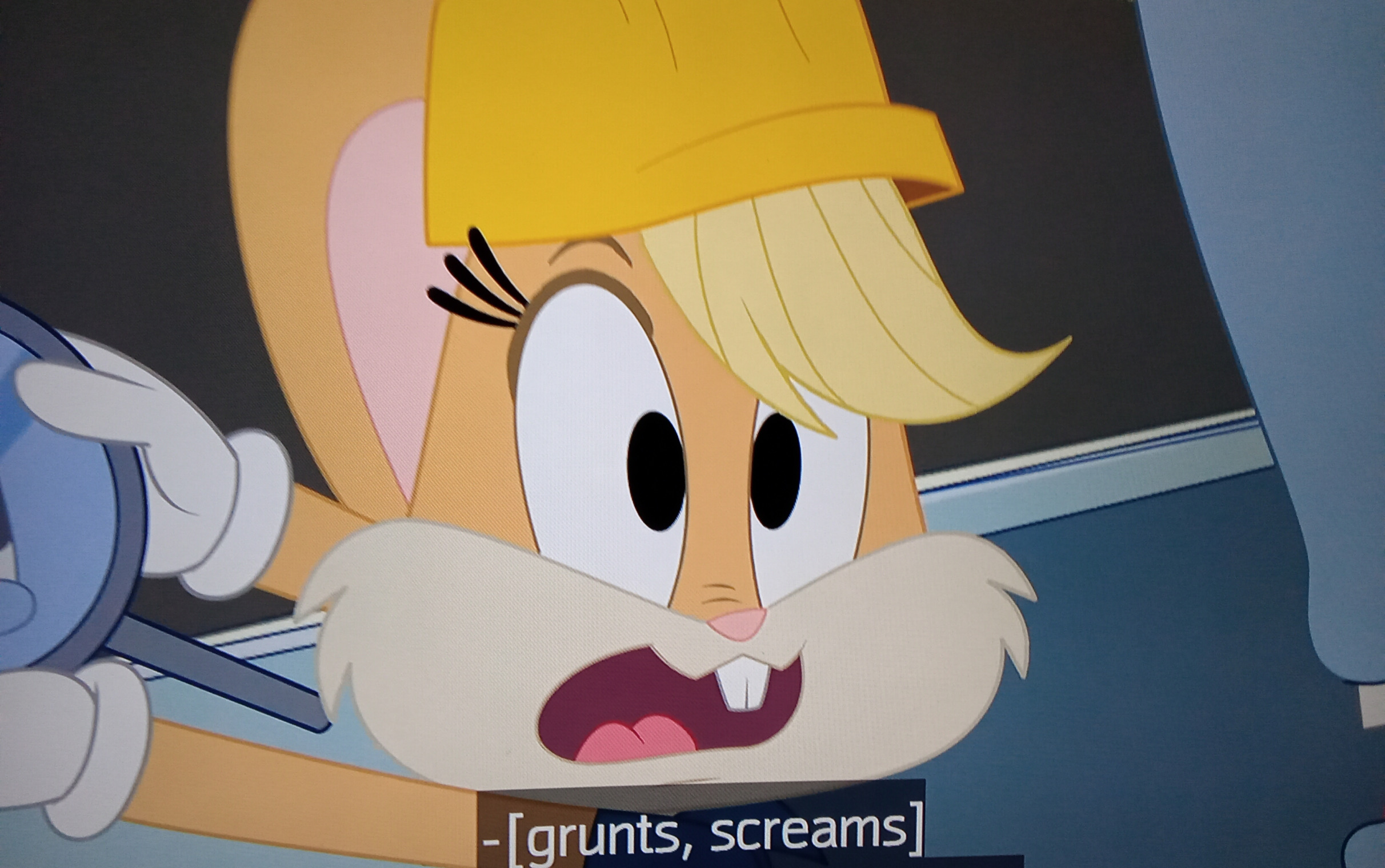 Lola Bunny screaming Blank Meme Template