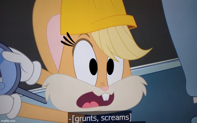 image tagged in lola bunny screaming | made w/ Imgflip meme maker