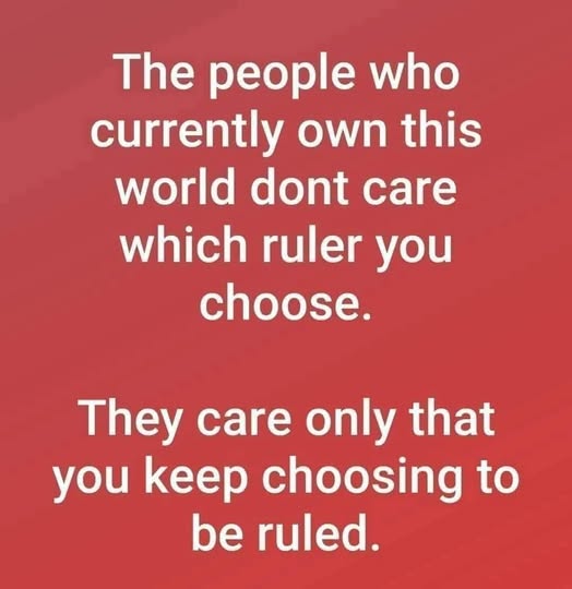 The people who currently own this world don't care which ruler Blank Meme Template