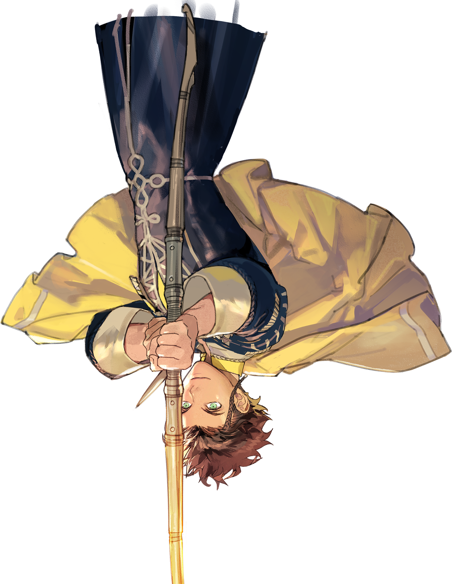 Claude Fire Emblem upside down Blank Meme Template