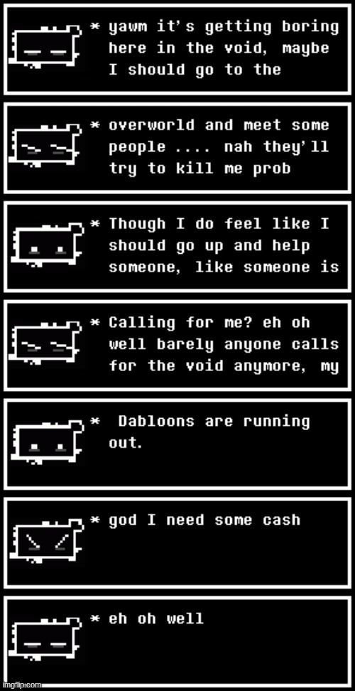zones is getting a bit depreat for some money (yes this is the main universe of zones he grew up very fast) | made w/ Imgflip meme maker