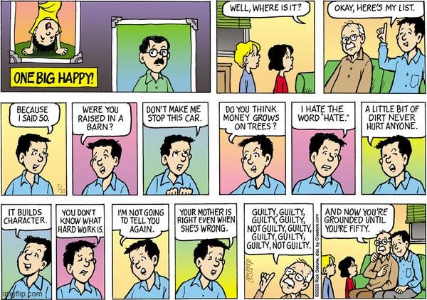 One Big Happy | image tagged in comics | made w/ Imgflip meme maker