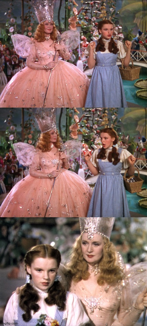 Dorothy and Glenda Blank Meme Template