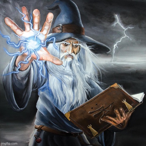 Wizard Casting Spell | image tagged in wizard casting spell | made w/ Imgflip meme maker