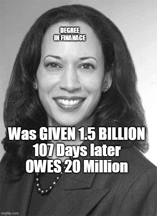 DEGREE IN FINANACE Was GIVEN 1.5 BILLION
107 Days later
OWES 20 Million | made w/ Imgflip meme maker