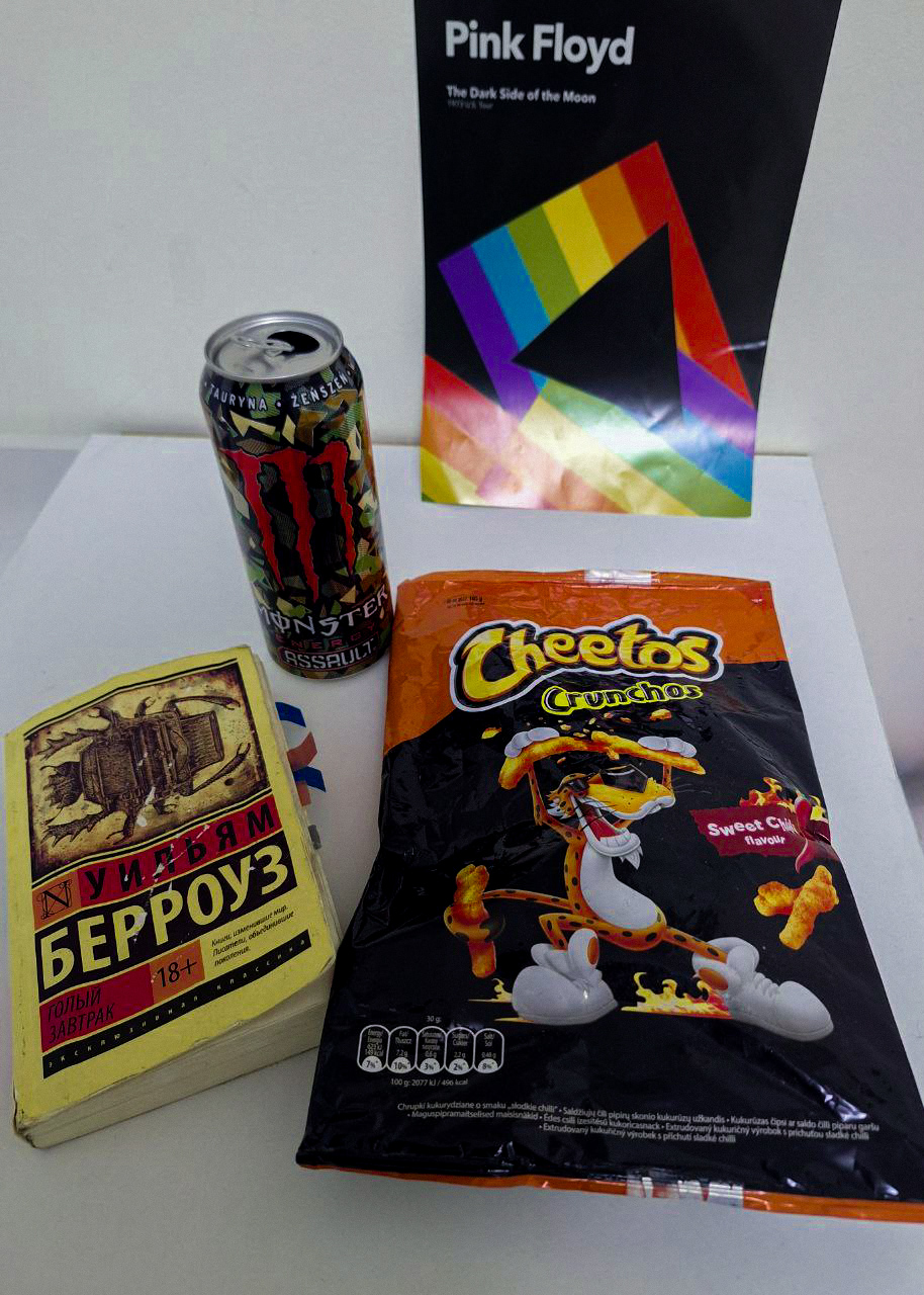 Naked lunch with monster energy Blank Meme Template