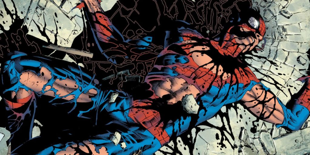 Brutally Beaten Spider-Man Blank Meme Template