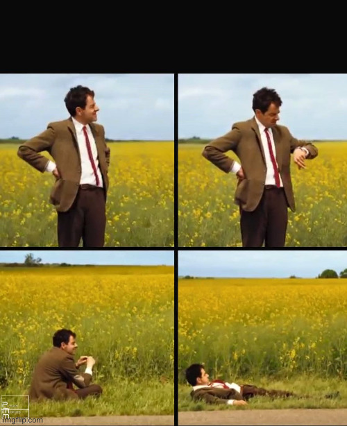 image tagged in mr bean waiting | made w/ Imgflip meme maker
