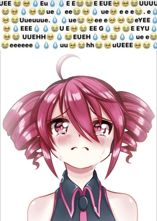Teto crying Blank Meme Template