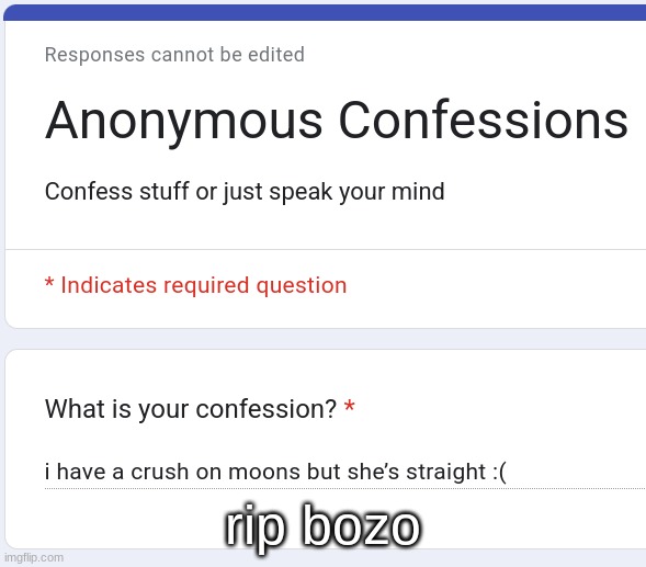 rip bozo | made w/ Imgflip meme maker