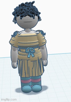 my finished Beanoid (its a femboy) | made w/ Imgflip meme maker