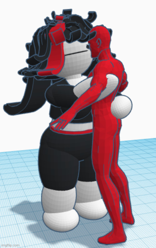 Claire hugging Saddam Hussein | image tagged in claire hugging saddam hussein | made w/ Imgflip meme maker