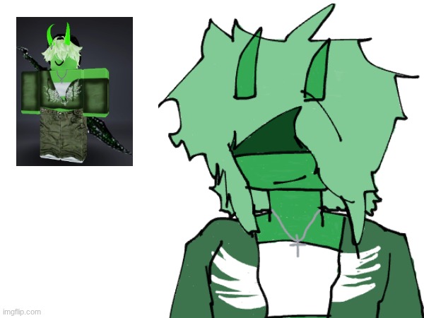 I decided to draw the c00lkidd skin I made. Feel free to redraw or share your opinion on it (if you want to). | image tagged in art,roblox,forsaken | made w/ Imgflip meme maker