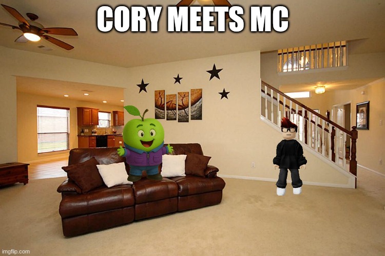 Living room ceiling fans | CORY MEETS MC | image tagged in living room ceiling fans | made w/ Imgflip meme maker