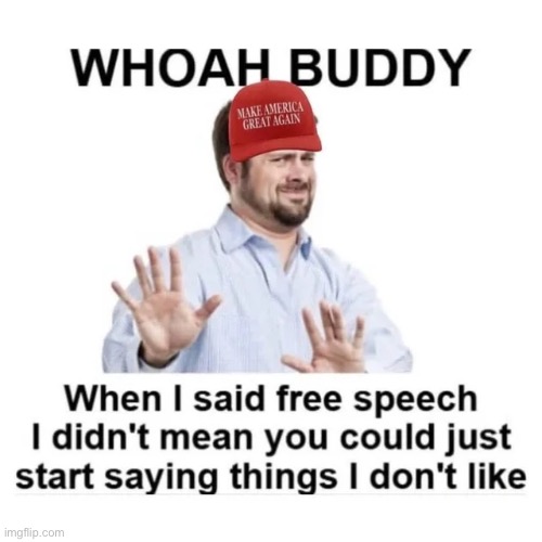 Always when they don’t like it | image tagged in maga,trump,loses | made w/ Imgflip meme maker