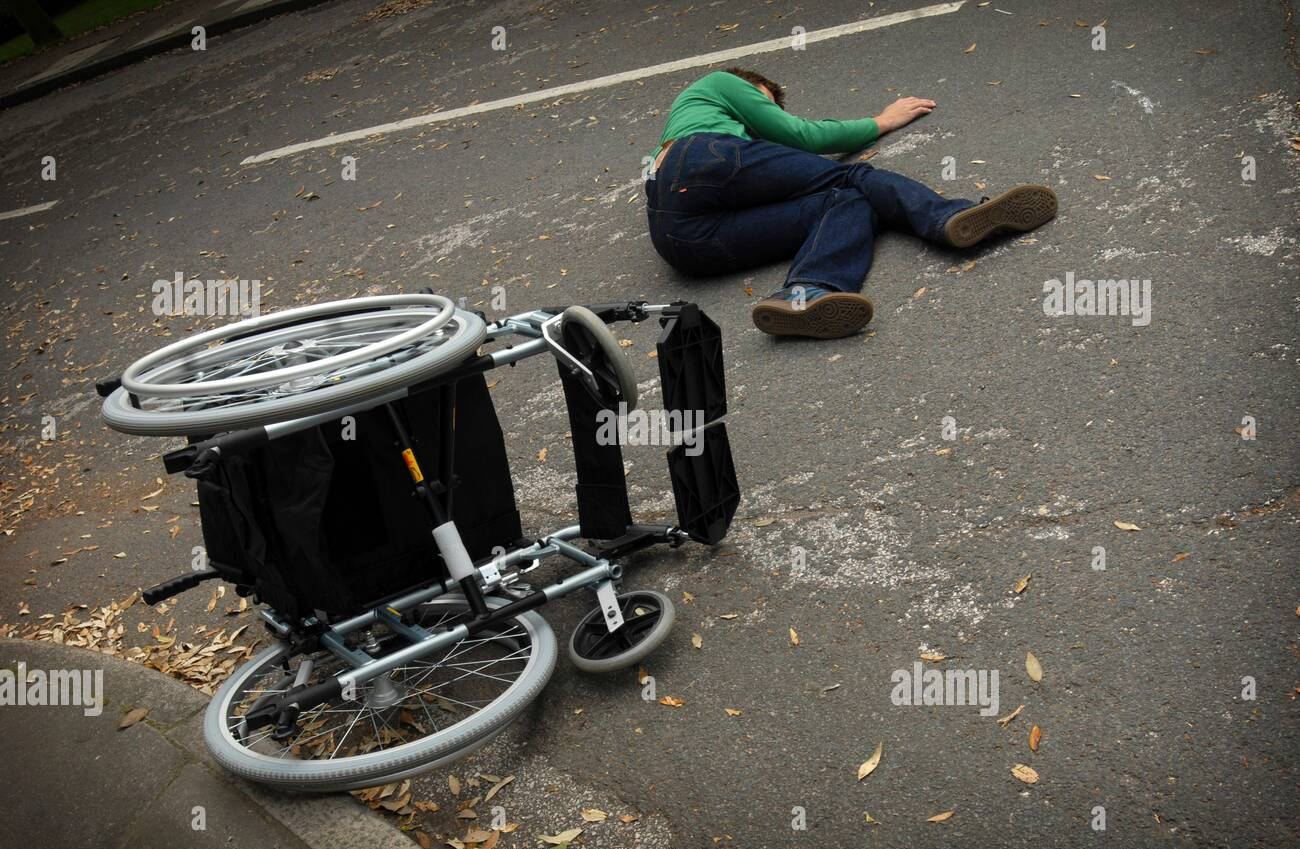 wheel chair falling Blank Meme Template