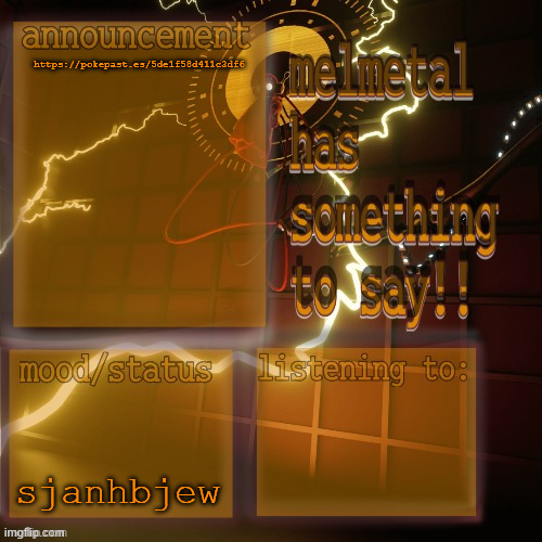 rate the team | https://pokepast.es/5de1f58d411c3df6; sjanhbjew | image tagged in melmetal temp ty xoxo | made w/ Imgflip meme maker