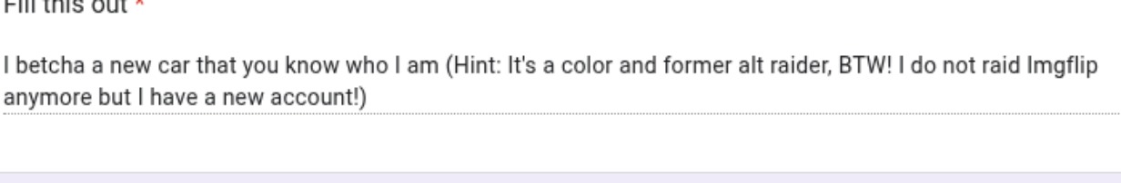 I don't feel like answering this | made w/ Imgflip meme maker