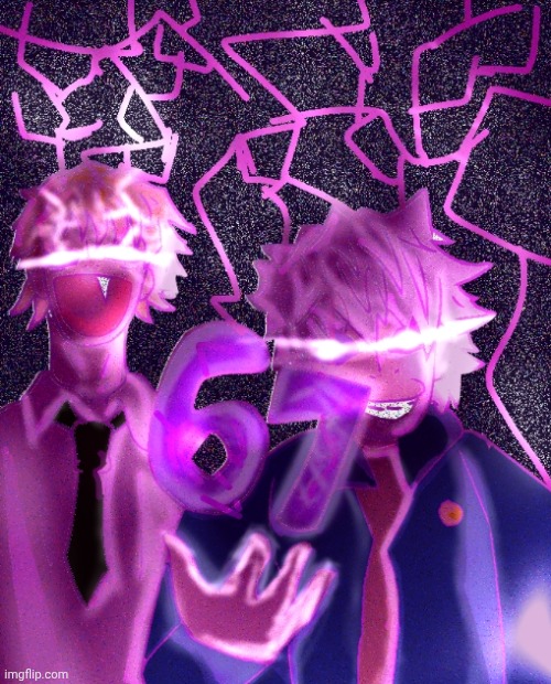 Denji and gojo explain their 67 | made w/ Imgflip meme maker
