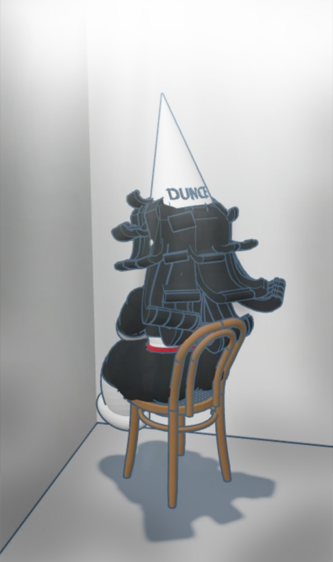 Dunce hat Claire Blank Meme Template