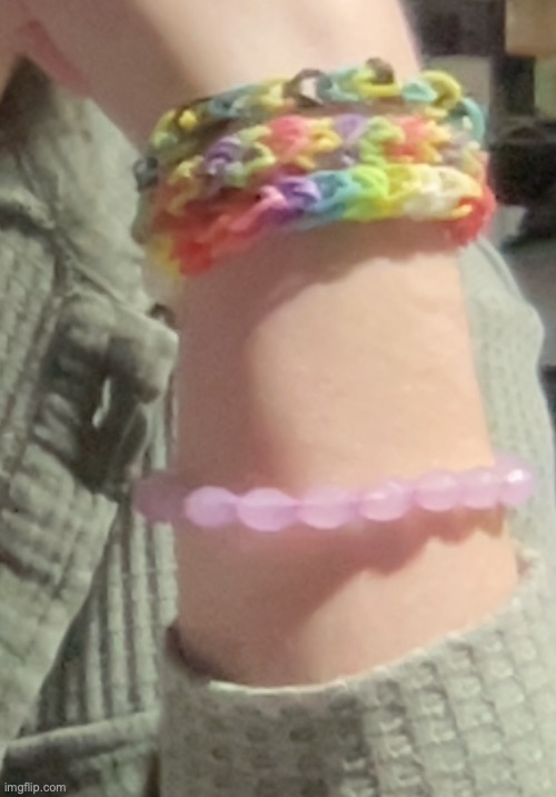 these bracelets are hella gay and I love them | made w/ Imgflip meme maker