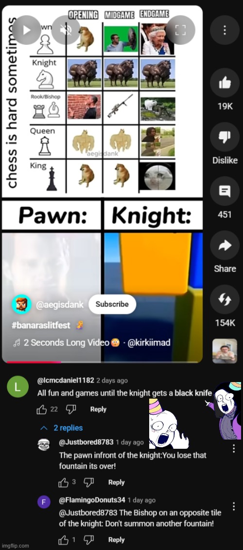 HOLY [[BIG SHOT]] IS THAT A FUN-ING DELTARUNE REFERENCE- | image tagged in deltarune,chess,memes | made w/ Imgflip meme maker