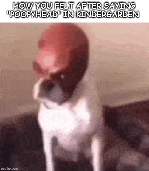 Fax | HOW YOU FELT AFTER SAYING "POOPYHEAD" IN KINDERGARDEN | image tagged in school | made w/ Imgflip meme maker